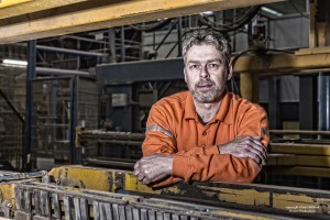 Portretten in de fabriek