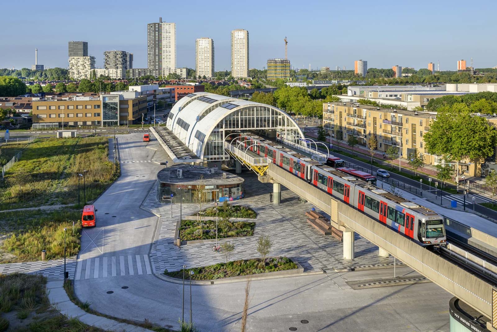Nieuwe metrostation Spijkenisse